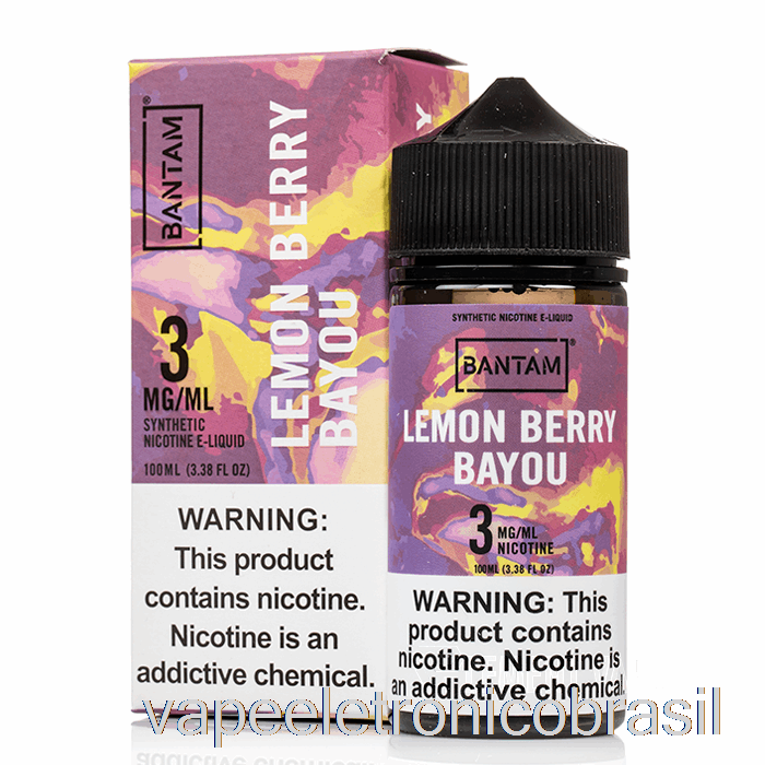 Vape Recarregável Limão Berry Bayou - Bantam Vape - 100ml 0mg